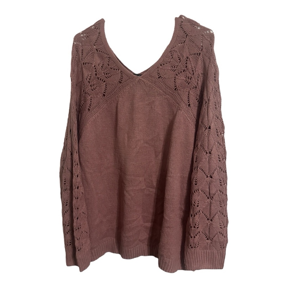 Women’s Davi & Dani Long Sleeve Sweater – Size 3X